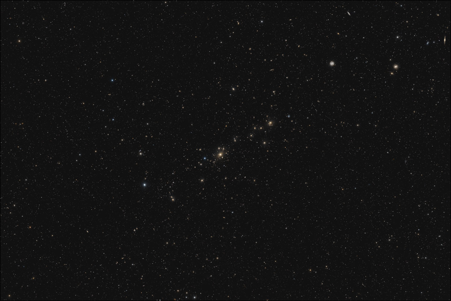 Galaxy cluster Abell 3667 wide-field view
